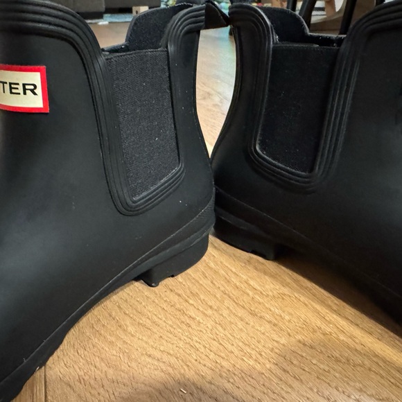 Hunter Original Black Waterproof Chelsea Boots NWT - Picture 4 of 7